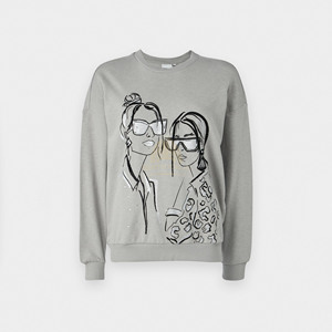 Sudadera Casual de Invierno para Mujer, Talla Grande, con Estampado, Cuello Redondo, 100% Algodón, Felpa, Transpirable, Cómoda, Personalizable con Serigrafía - Product Image 4