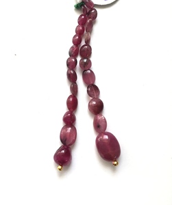 Cuentas Sueltas de Turmalina Rosa Natural, 2 Hilos, Naturales, para la Elaboración de Joyería Fina, Piedras Preciosas - Product Image 5