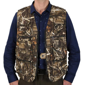 Gilet de chasse léger, design durable, plusieurs poches, coupe confortable, pour la chasse en plein air et le travail sur le terrain - Product Image 1