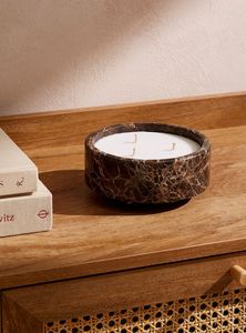 Porte-bougie décoratif en marbre et métal pour la décoration de la maison à Pâques, fait à la main avec une finition lisse créant une ambiance chaleureuse - Product Image 6