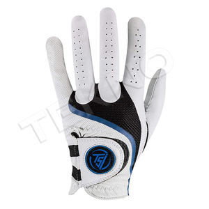 Cabretta-Guantes de golf para hombre, de cuero y diseño híbrido PU, marca personalizable, colores OEM, equipo deportivo duradero - Product Image 4