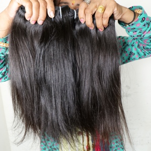 Mayorista 100% Cabello Natural Remy Vietnamita Paquetes Negros Vietnameses Hueso Doble Dibujado Recto Super Wave Fabrica Virgen - Product Image 3