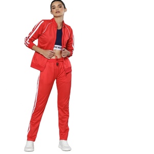 Ensemble de survêtement pour femme, coupe ajustée, veste zippée et pantalon, vêtements de sport décontractés élégants - Product Image 3