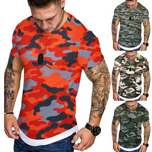Brand Custom Logo <b>tshirt</b> 180gsm 100% Cotton Seamless Crew Neck Slim Fit Sports <b>Plain</b> Blank Tee Shirt T Shirt For Men - Product Image 5