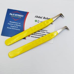 Pinzas profesionales para extensiones de pestañas con volumen de 90 grados, acero inoxidable sostenible con punta puntiaguda - Product Image 5