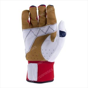 Gants de frappeur de baseball en cuir véritable Gant de batte pour jeunes adultes Gant de batte professionnel pour hommes et femmes Gant de softball sur mesure - Product Image 4