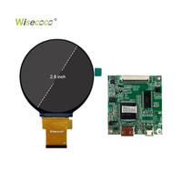 Module d'écran LCD TFT rond IPS haute résolution 2,8 pouces 480*480, affichage LCD circulaire SPI+RGB pour horloges intelligentes et affichages météo