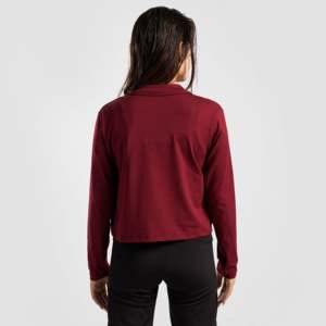 Maroon Yoga Cardigan Fitness Apparel - Product Image 2