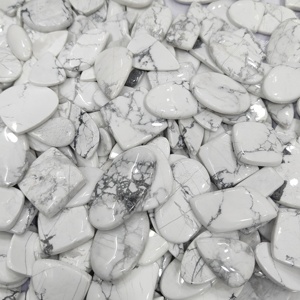 Wholesale Natural White Howlite Loose Cabochon Crystal Quartz Glass <b>Opal</b> Beads VVS Clarity Various Sizes for Jewelry Accessories - Product Image 5