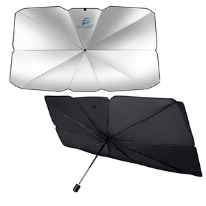 Grande Tendina Parasole Pieghevole per Finestrino Anteriore e Parabrezza, Protezione UV in Foglio di Alluminio per Tappezzeria Auto - Product Image 4
