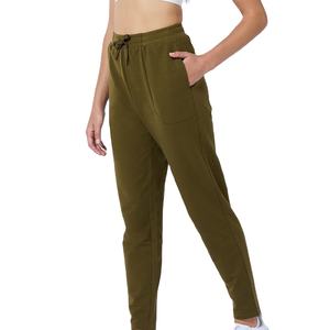 Pantalones deportivos de mujer con logotipo personalizado, cómodos, de secado rápido, ligeros, de forro polar, para correr y hacer ejercicio. - Product Image 2