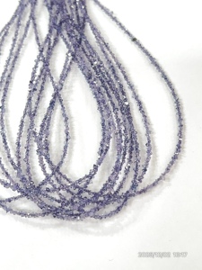 Cuentas de Cuarzo Herkimar con Recubrimiento de Diamante, Color Tanzanita Natural, Calidad AAA, Tamaño 2-3 mm - Product Image 6