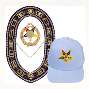 Gorro Masónico DOI, Gorro de Hija, Bordado a Mano con Pedrería, Tela de Calidad, Ajustable, Nombre de la Logia Personalizado, Gorro Blanco - Product Image 6