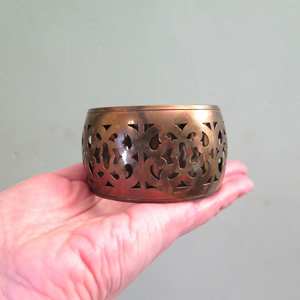 Brazalete de latón crudo de 69mm, brazalete de incrustaciones, brazalete de canal en blanco, pulsera ancha hecha a mano, latón crudo - Product Image 3