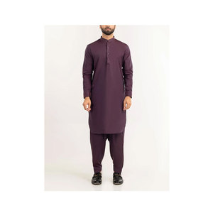 Vestido de moda shalwar kameez para hombre, traje masculino de gama alta con diseño de Eid, Kurta y shalwar - Product Image 1