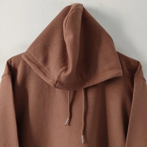 Sudaderas térmicas de lana de algodón 100% de alta calidad para hombre, capucha lisa de cacao, colección de talla grande, venta al por mayor de invierno disponible - Product Image 2