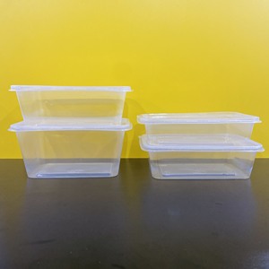 Recipiente de plástico desechable de fábrica de nuevo diseño 550 650 750 1000ml PP Rectangular para sacar alimentos contenedor congelador seguro - Product Image 1