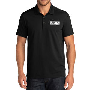 Fabricante de ropa respetuoso con el medio ambiente, Polo de algodón orgánico de punto texturizado, tela sostenible para hombres, transpirable y personalizado - Product Image 5