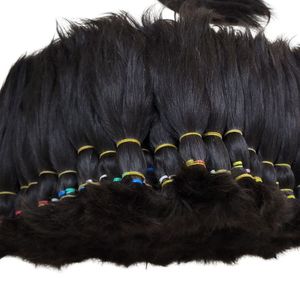 Tóc nối nguyên chất Ấn Độ REMY, tóc thẳng tự nhiên, không xử lý hóa chất, kiểu nối máy, lớp tóc kép, màu tự nhiên, có đủ mọi màu sắc - Product Image 1