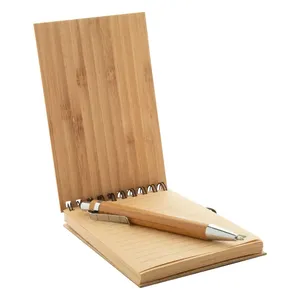 Shunan Bamboo Memo Pads Sustainable <b>Notepad</b> for Eco-Conscious Merchandising - Product Image 2