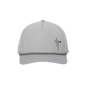 Vietnam Factory Breathable Waterproof Performance Rope Golf Hat with UV Protection Moisture-Wicking Sweatband and Curved Brim - Product Image 3