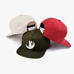 Vietnam Manufacturer OEM Custom Waterproof Golf <b>Hat</b> <b>Flat</b> Visor 5 Panel <b>Hat</b> Custom Print Logo Sports Cap Adjustable Back Buckle - Product Image 5