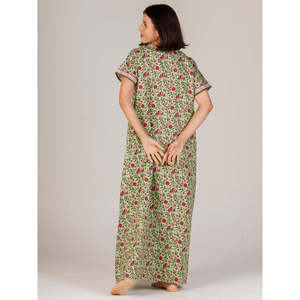 Camisón Largo Evolve para Mujer, 100% Algodón, Súper Suave, Informal, Ropa de Dormir de Verano, Estampado, para Damas - Product Image 6