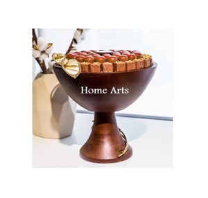 Bol de service à dessert de qualité supérieure Design fantastique Bois Couleur marron Bonbons Snacks Bol pour les meilleures ventes - Product Image 1