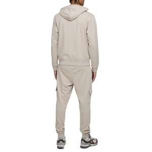 Pantalon décontracté pour homme, tricoté, respirant, écologique, infroissable, taille mi-haute élastique, coupe droite, en tissu peigné, idéal pour l'été - Product Image 5