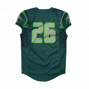 Ropa deportiva unisex OEM al por mayor, Conjunto de camiseta de práctica de fútbol americano personalizado, sublimación de poliéster transpirable de talla grande - Product Image 3