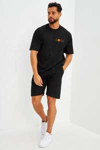 <b>Men's</b> Summer Jogging Short <b>Set</b> New Fashion Wholesale Custom <b>T</b>-<b>Shirt</b> and Shorts Breathable Plus Size 2-Piece Outfit - Product Image 4