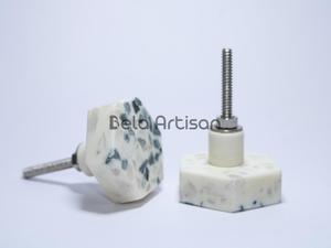 Tiradores y pomos de madera de mármol de alta calidad con nuevo diseño para muebles, ideales para exportación. - Product Image 6