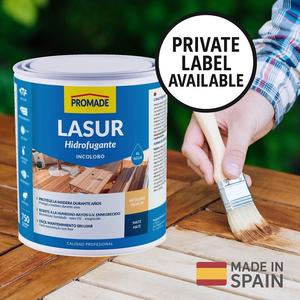 Protector de Madera para Exteriores Personalizable, Laca Transparente a Base de Agua, Sin Solventes, Acabado Mate, OEM/Privado, 4 L - Product Image 1