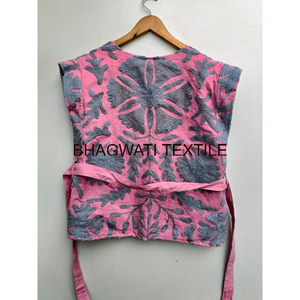 Chaqueta bordada superventas Suzani Oversize Winter Kimono Robe Uzbek Short Coat 2023 Mujeres Chaquetas bordadas Free Edge - Product Image 5
