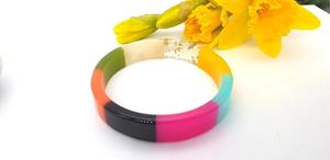 Brazalete de resina personalizado para diseño de moda Nuevo brazalete de resina de diseño personalizado para uso hecho a mano para la venta - Product Image 3