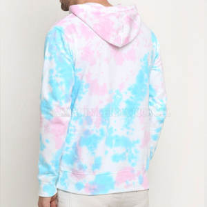 Venta caliente algodón mezclado hombres Tie Dye sudaderas con capucha de alta calidad Material duradero hombres Tie Dye sudaderas con capucha - Product Image 3