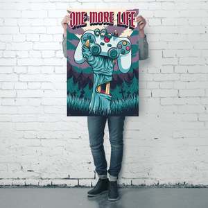 Design contemporain de contrôleur pour affiche One More Life - Product Image 1