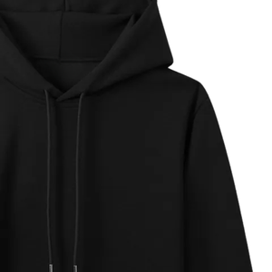 Sweat à capuche noir premium unisexe, vêtement d'hiver, polaire doux, sweat à capuche décontracté, mode de rue pour hommes et femmes, personnalisé - Product Image 2