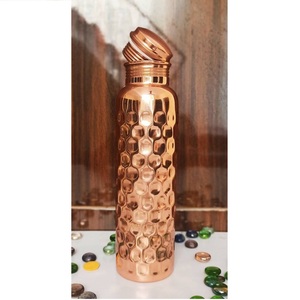 Copper Water <b>Bottle</b> Stylish Handmade Unique Design High Quality Copper Water <b>Bottle</b> for Home and <b>Traveling</b> use - Product Image 2