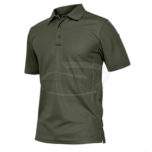 Camiseta de Golf de Fibra de Bambú y Algodón para Hombre, Diseño Personalizado con Logotipo, Secado Rápido, Transpirable, Manga Corta, Superventas - Product Image 3