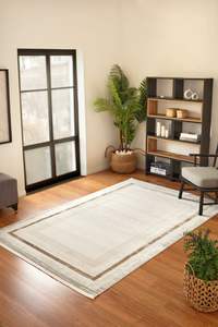 NUEVO Alfombra de Polipropileno Lurex Lavable y Económica, Fabricada a Máquina, Resistente a las Manchas, para Camping y Coche, Origen Turquía, Diseño Moderno Tipo Puzzle - Product Image 5