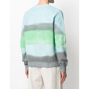 Nueva moda informal de manga larga para hombre, Jersey de punto de color sólido, suéter de invierno de gran tamaño con mangas largas - Product Image 5