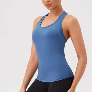 Gilet de sport pour femmes avec logo personnalisé de la meilleure qualité Tissu tricoté respirant Style décontracté Créez votre propre idée - Product Image 5