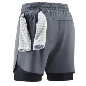 2025 <b>Men's</b> High Elasticity Athletic <b>Shorts</b> Eco-Friendly Best Price OEM Service Casual Wear Made in Pakistan Hip Hop Style - Product Image 2