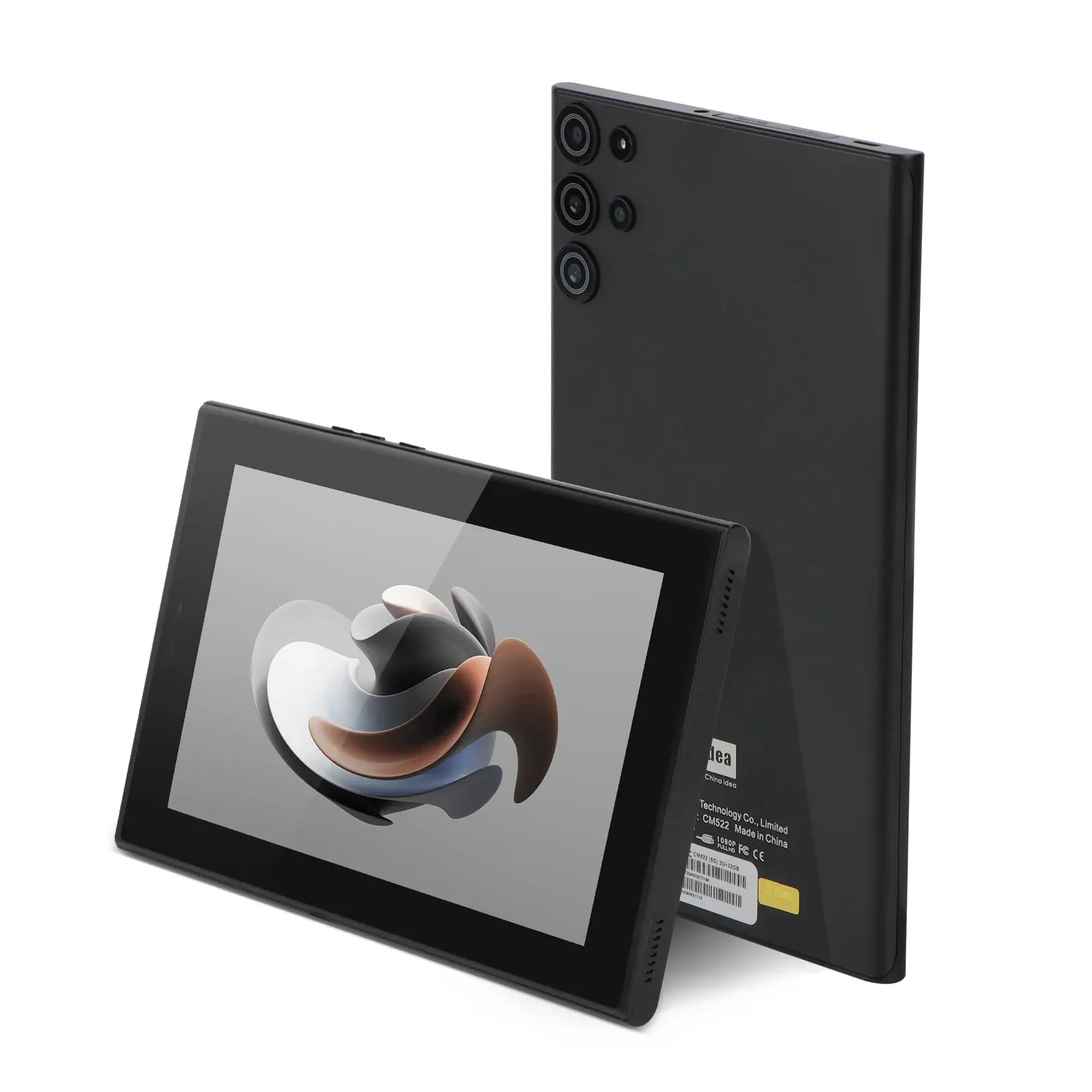 C ý tưởng nhà sản xuất Quad Core 6GB + 128GB Wifi máy tính bảng 7 inch máy tính bảng Android 12 cho thanh thiếu niên giải trí với thẻ Sim (màu đen)