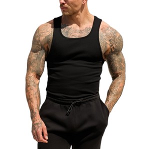 Haute Qualité Fitness Musculation Gym Formation Débardeurs En Gros Premium Respirant Porte Porter Hommes Débardeur - Product Image 2