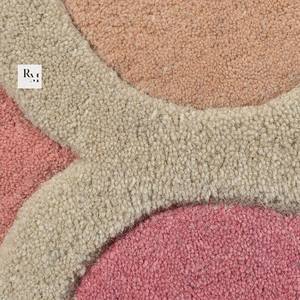 Multicolor Hand <b>Tufted</b> Wool <b>Rugs</b> round Shape for Kids & Bedroom 5x5 7x7 8x8 Sizes for Home Floor Use - Product Image 3
