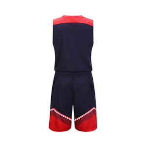 Vêtements de sport Dernière conception Uniforme de basket-ball Logo personnalisé Uniforme de basket-ball de couleur unie Prix raisonnable Service OEM - Product Image 3