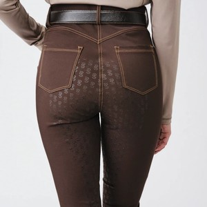 Impresionantes pantalones ecuestres para mujer Asiento completo Durable Estirable Elegante ajuste personalizado a granel Venta al por mayor Pantalones de montar a caballo - Product Image 2