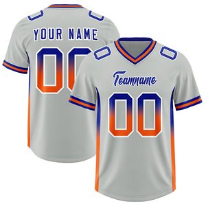 Camiseta de fútbol americano de gran tamaño con impresión por sublimación personalizada al por mayor de Fifth Gear International - Product Image 3